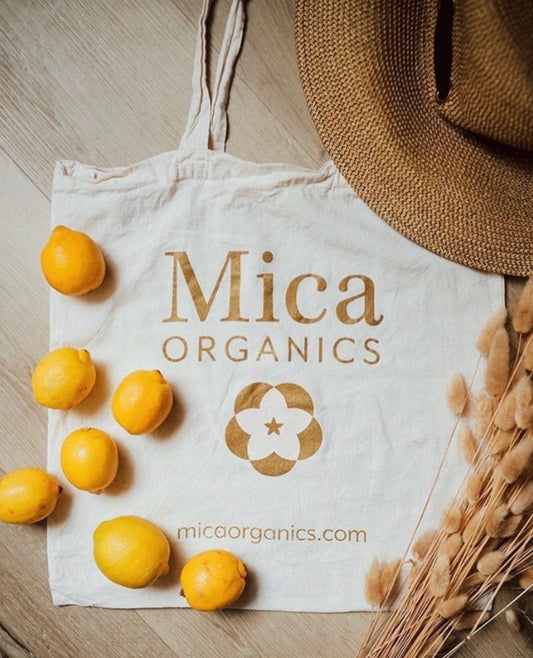 Mica Organics Co. Organic Cotton Tote Bag